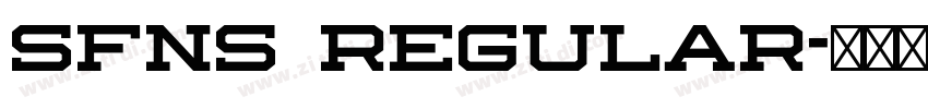 SFNS Regular字体转换 SFNS Regular字体转换